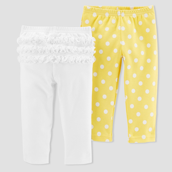 Just One You by Carter's Other - New Carters Baby Girl 2-pk Pants Set Just One You by Carter's Other - New Carters Baby Girl 2-pk Pants Set